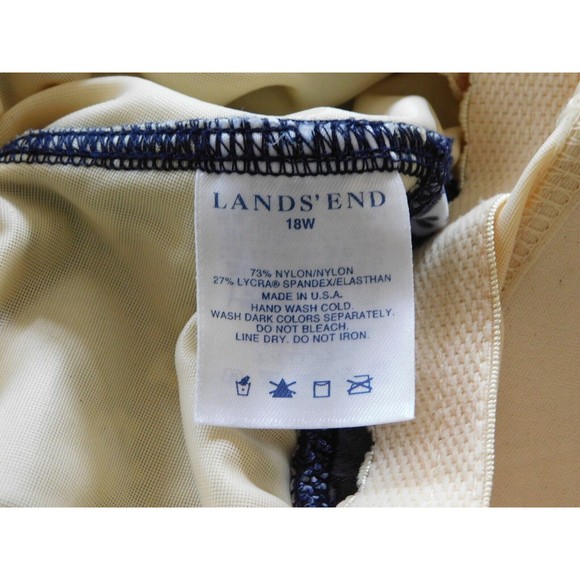 Lands' End Swimsuit Women's Plus Size One Piece Swim suit Size 18W - Picture 10 of 10